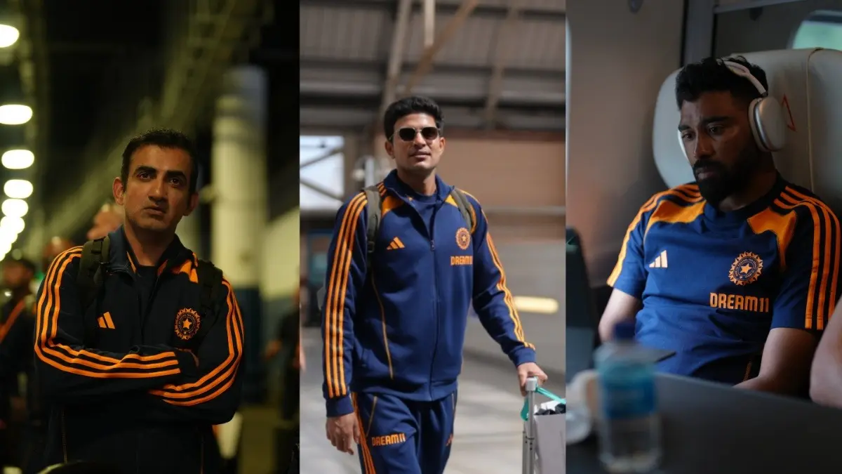 Gautam Gambhir, Shubman Gill, and Mohammed Siraj