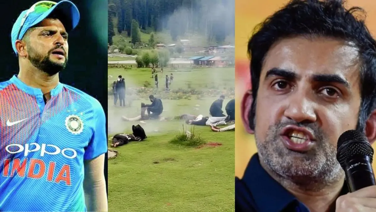 Gautam gambhir suresh raina yuvraj singh amongs cricket stars who react on pahalgam terror attack in kashmir