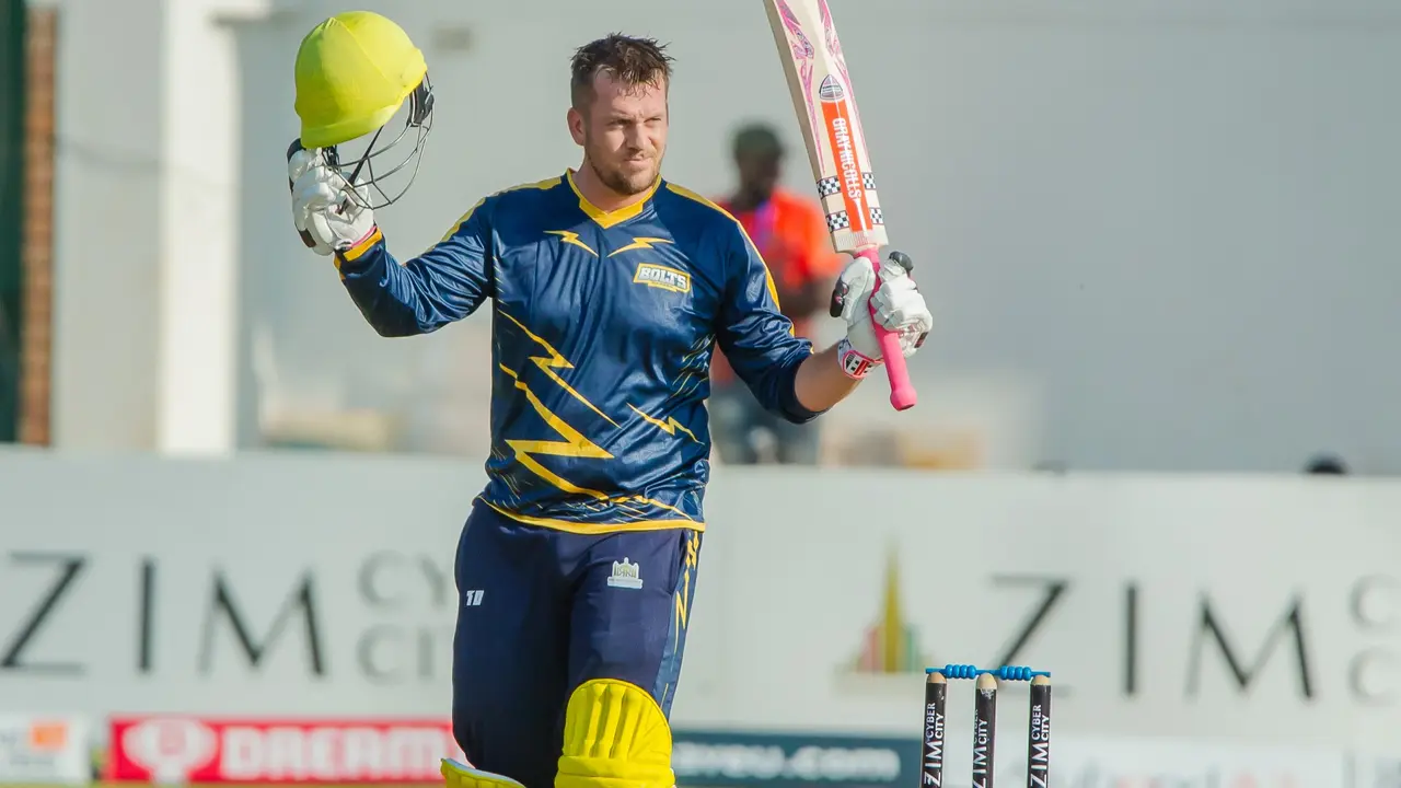 Harare Bolts’ George Munsey Creates History, Scores 1st Century of Zim Afro T10 George Munsey