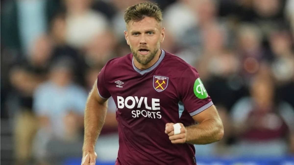 German attacker Niclas Füllkrug in action for West Ham United