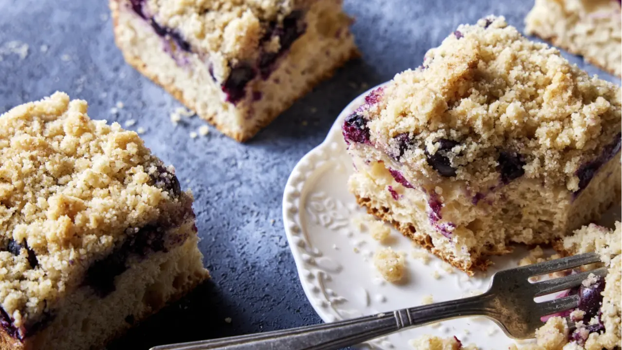 Blueberries Bring Fruity Tartness To This Streusel-Topped German Cake German Blueberry Streusel Cake