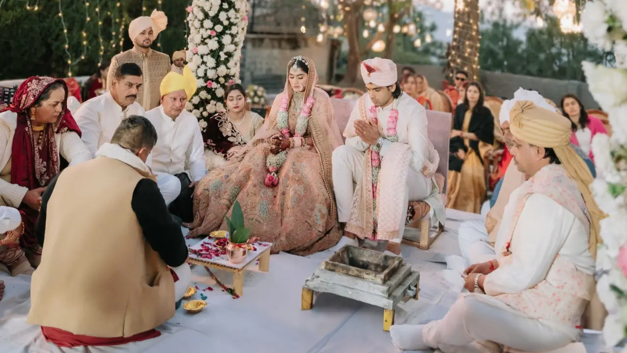 Golden Boy Neeraj Chopra get married to Himani Photos Viral on Social Media