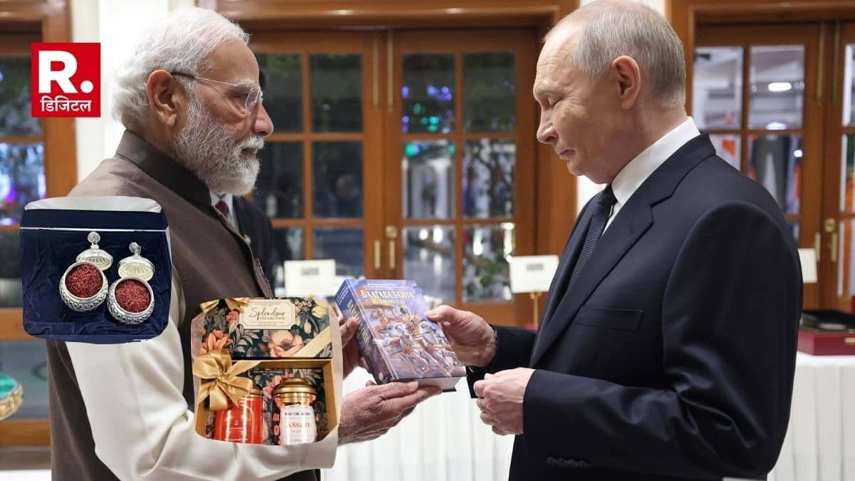 PM Modi ने Putin को भेंट किया भारतीय आध्यात्मिकता, शिल्प कौशल और सांस्कृतिक विरासत का मिश्रण, सामने आ गईं तस्वीरें