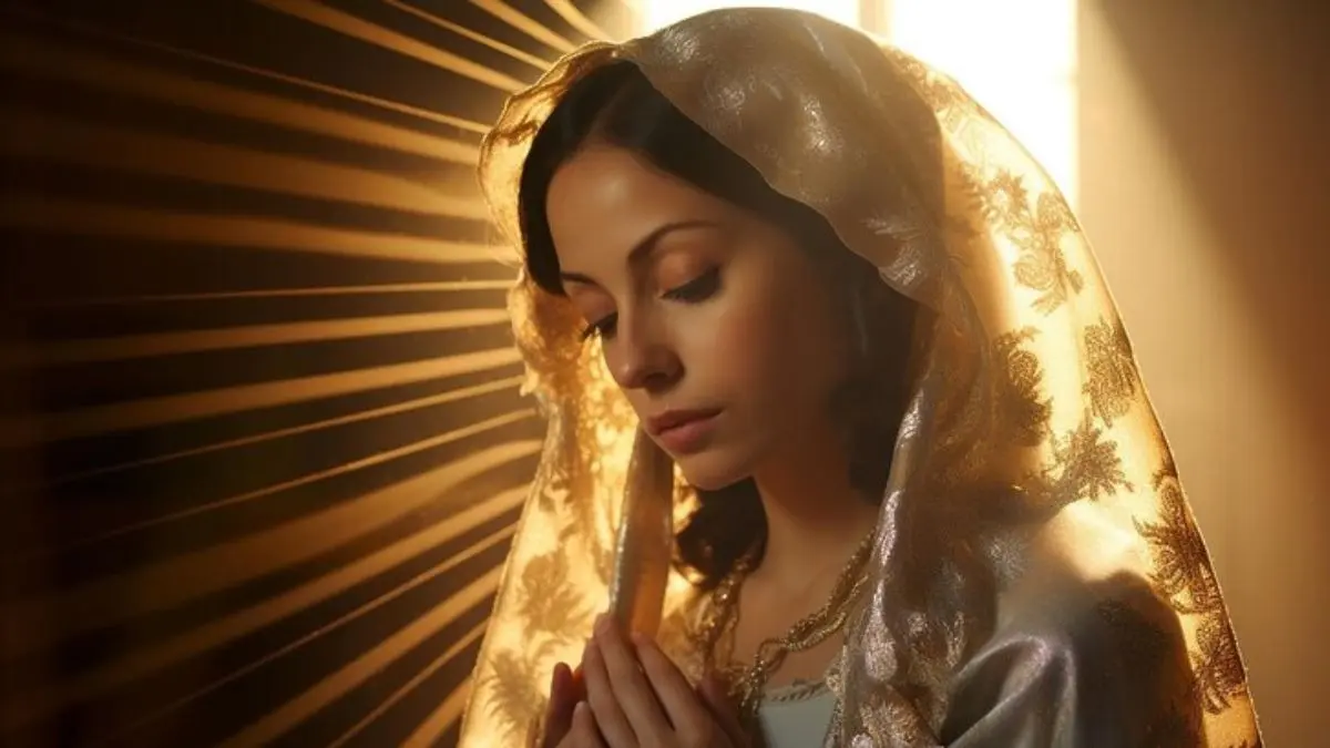 girl deep faith religion