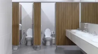 girls' toilet in hostel