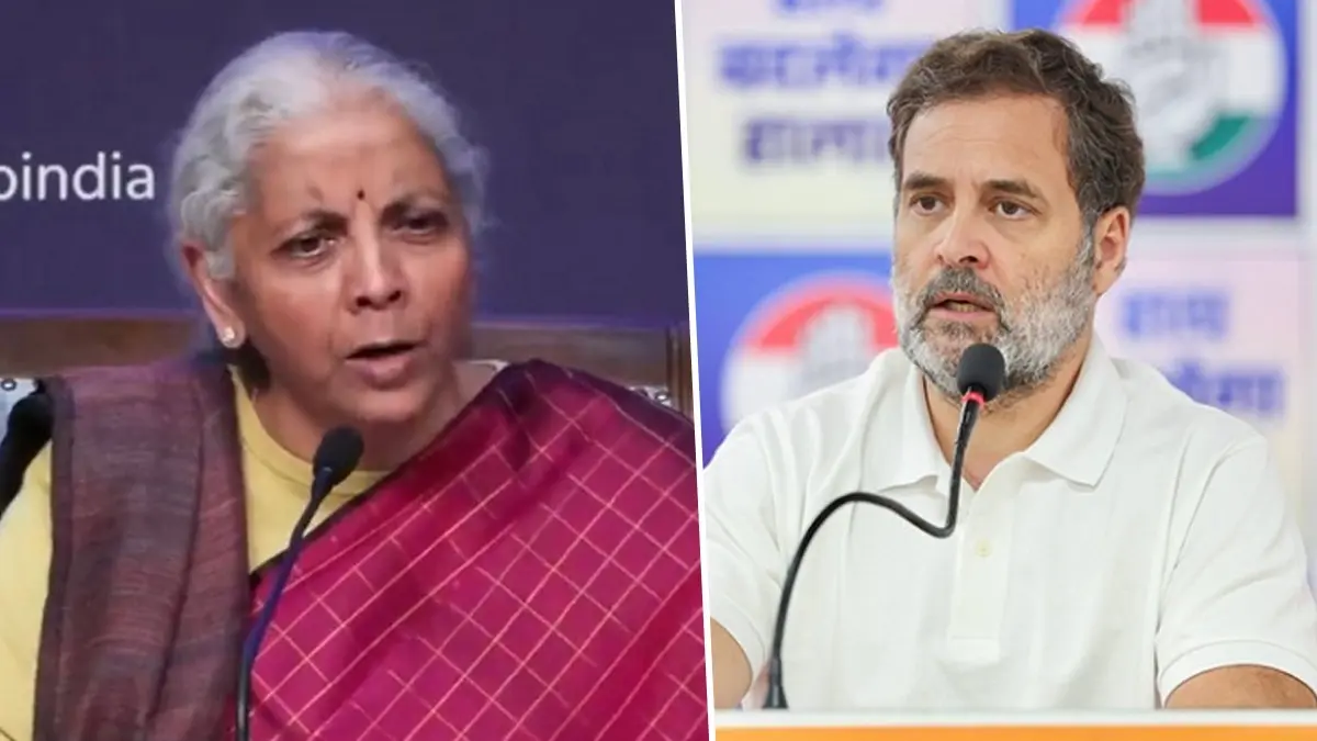 'Give Facts of Your Argument, Will Listen': Sitharaman on Rahul Gandhi's Budget Critique 'Give Facts of Your Argument, Will Listen': Sitharaman on Rahul Gandhi's Budget Critique
