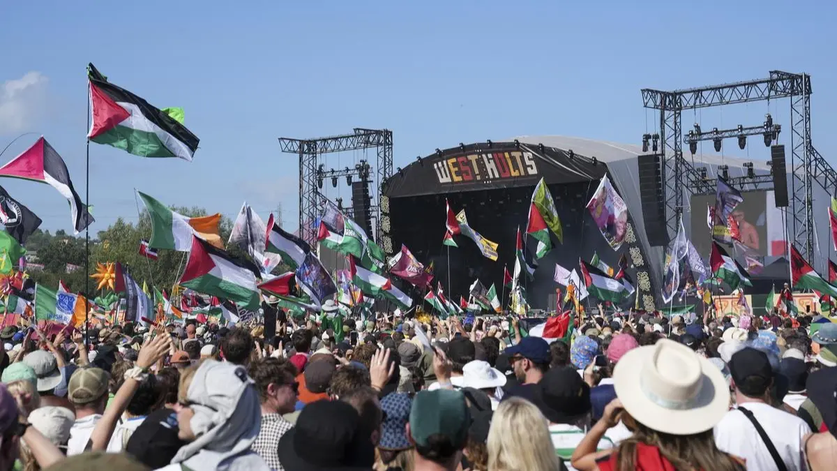 Anti-Semitic Chants At Glastonbury Performance Sparks Outrage Glastonbury Festival, Somerset, UK