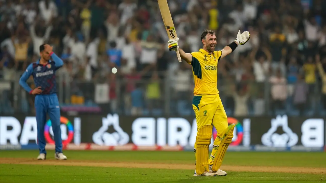 Glenn Maxwell against Afghanistan