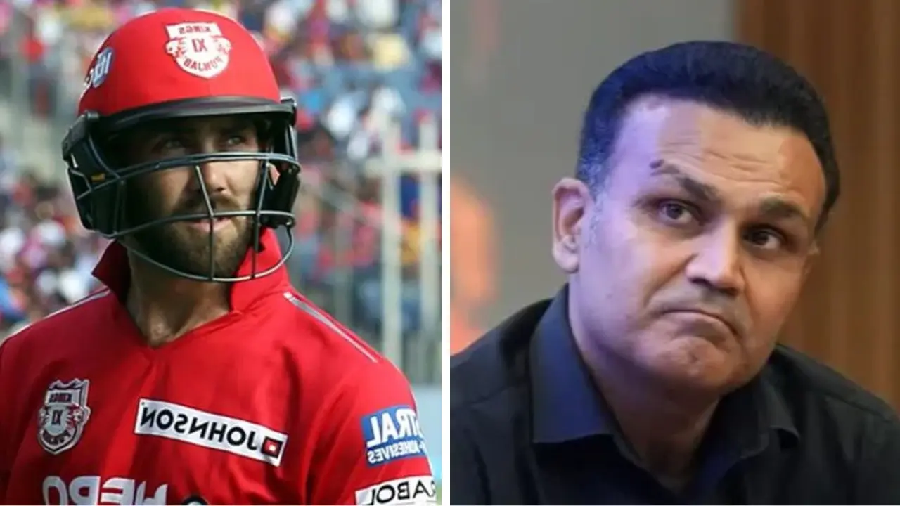 'Lost a fan in me': Glenn Maxwell Reveals Unpleasant Experience Working With Virender Sehwag In IPL Glenn Maxwell and Virender Sehwag