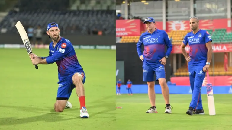 Glenn Maxwell Reveals Details Of His Conversation With RCB Coach Andy Flower After Being Released Glenn Maxwell, Andy Flower and Mo Bopat