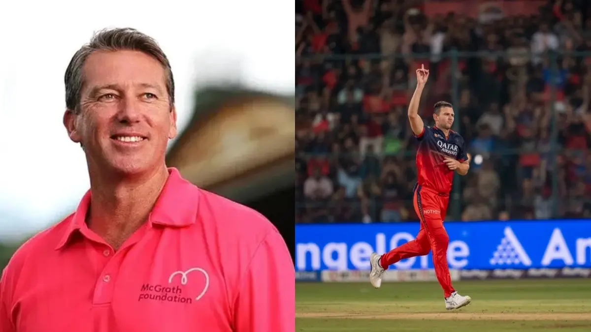 Glenn McGrath and Josh Hazlewood