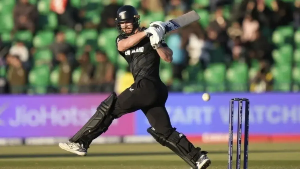 Glenn Phillips in action during Champions Trophy 2025 semi-final