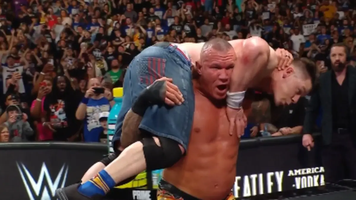 WWE Backlash 2025 Results And Highlights: John Cena vs Randy Orton Ends In Mayhem As Gunther Beats Pat McAfee Glimpses of the match between John Cena and Randy Orton