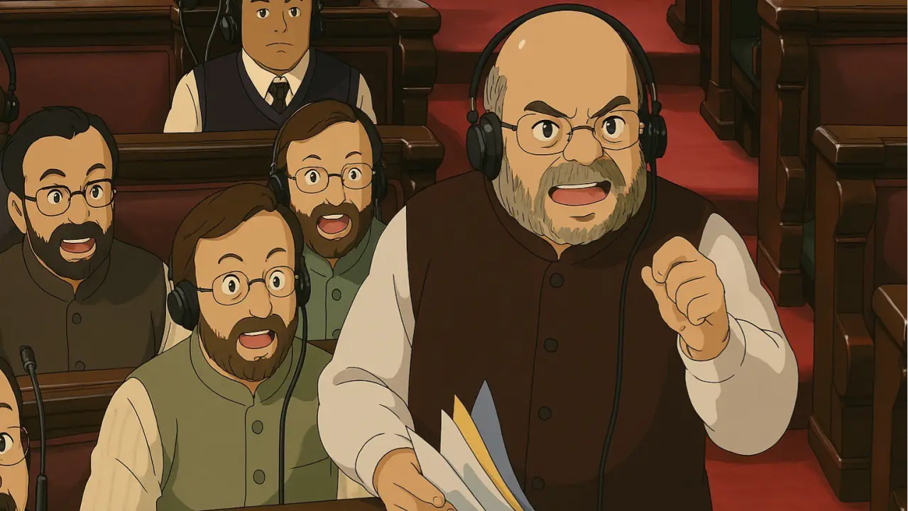 'PoK Is Ours': BJP Shares Amit Shah’s Ghibli AI Image With Bold Message