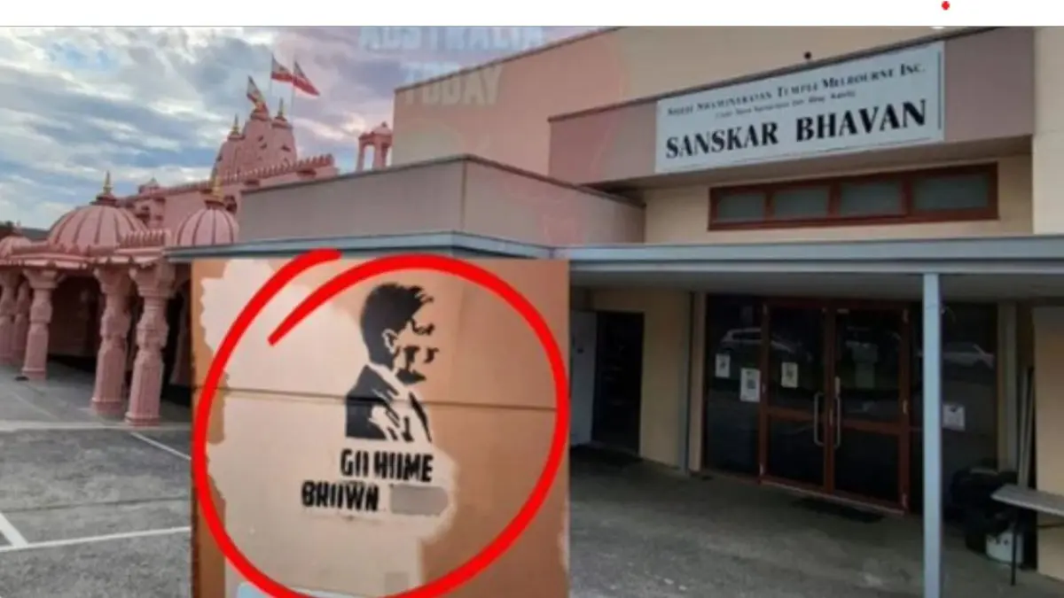 "Go home brown...": Hateful Graffiti Wrecks Hindu Temple And Restaurants In Australia
