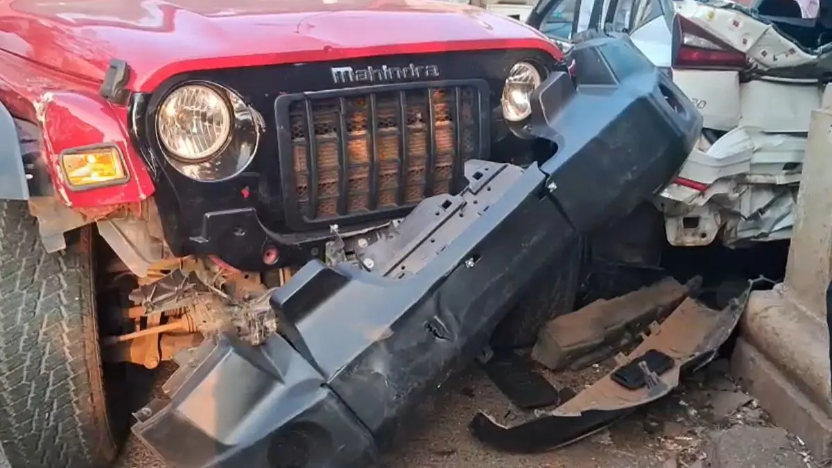 जाको राखे साइयां मार सके ना कोई... गोवा में तेज रफ्तार थार और कार की भीषण टक्कर में 5 महीने का मासूम बाल-बाल बचा, 65 वर्षीय बुजुर्ग की मौत Goa Road Accident