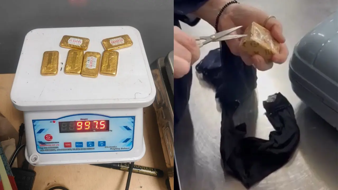 gold seized at igi airport