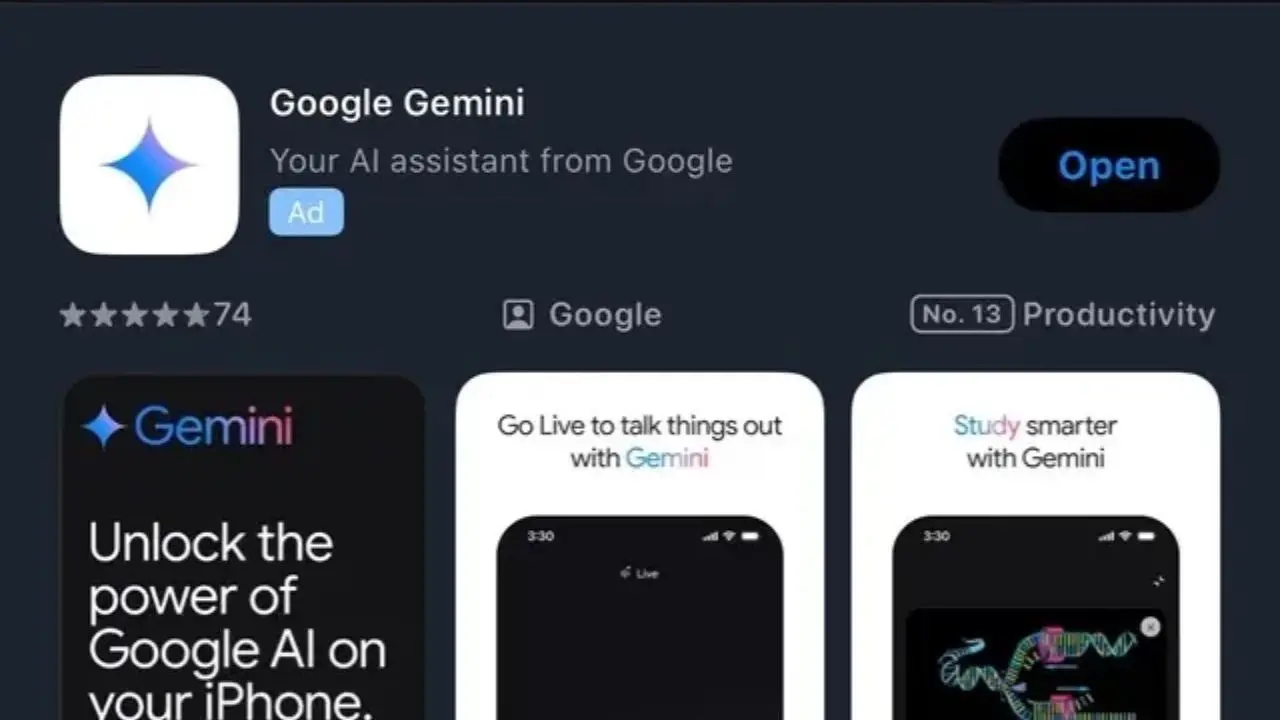 Google Gemini app launched for iPhone to take on AI-powered Siri Google Gemini