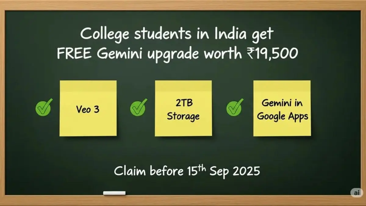 Google Gemini AI Pro Plan Now Free for Students in India: How to Apply google gemini