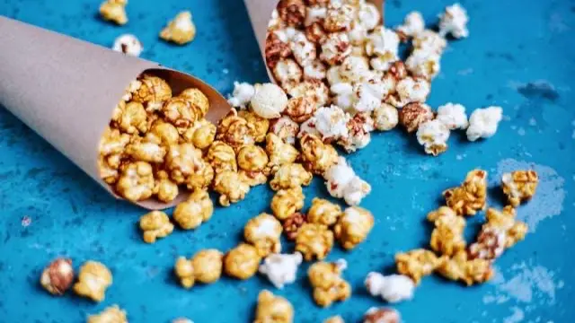 Gourmet popcorn.