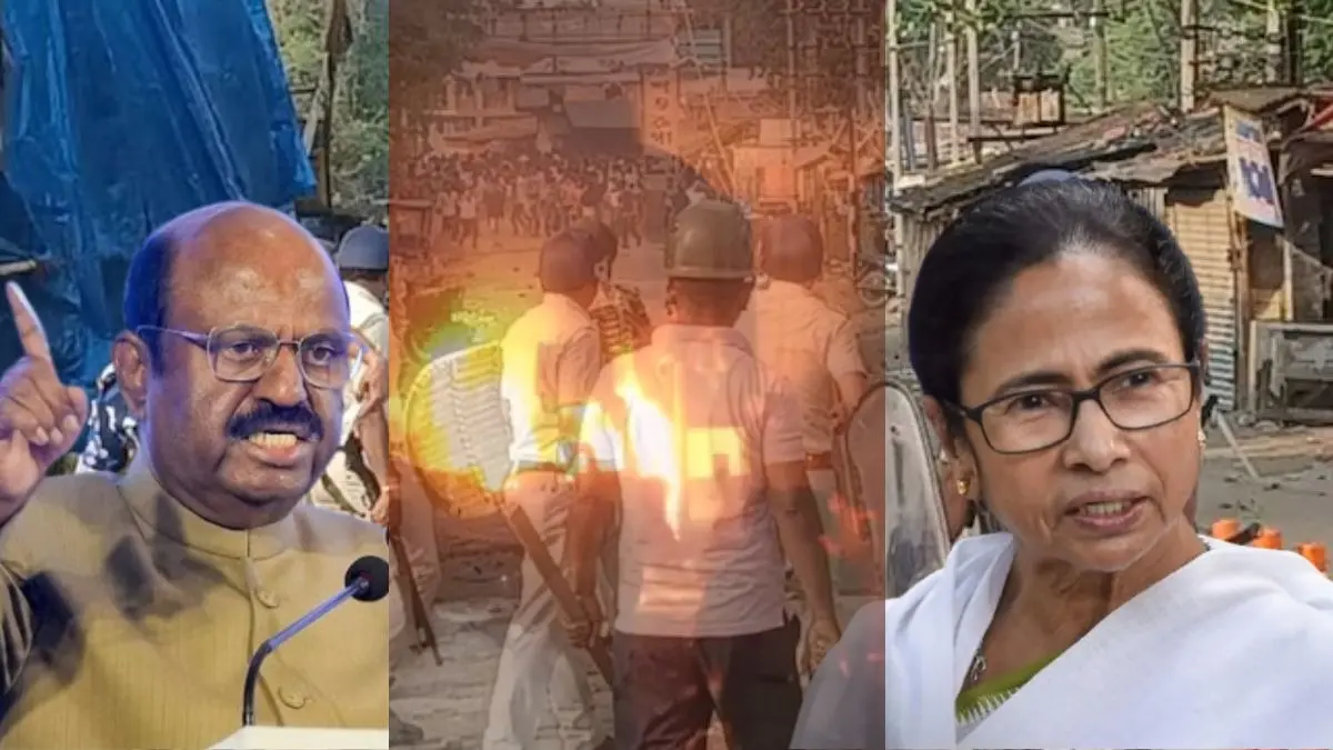 Governor in action after violent protests in Bengal over Waqf law