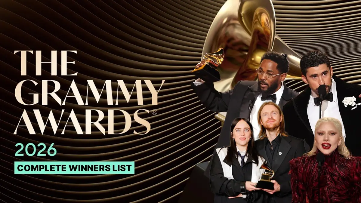 Grammy Awards 2026 Full Winners List: Kendrick Lamar Takes Home 5 Golden Gramophones To Bad Bunny Winning Album Of The Year, Artists Who Bagged Top Honours Grammy Awards Winner List 2026