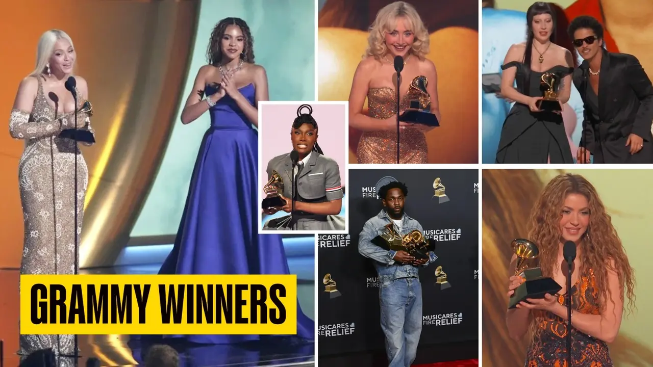 Grammys Full Winners List: Beyonce Wins Album Of The Year, Best Country Album For 1st Time; Kendrick Takes Home 5 Trophies Grammys Complete Winner List