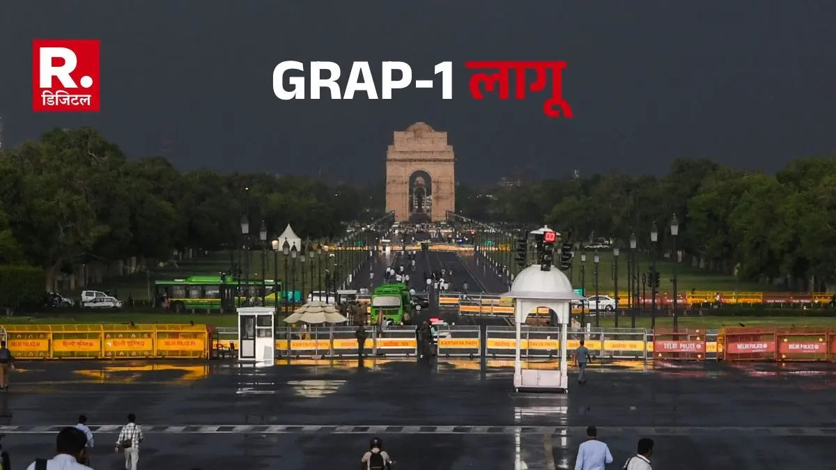 GRAP-1 restrictions imposed in Delhi weather forecast Delhi Air Pollution