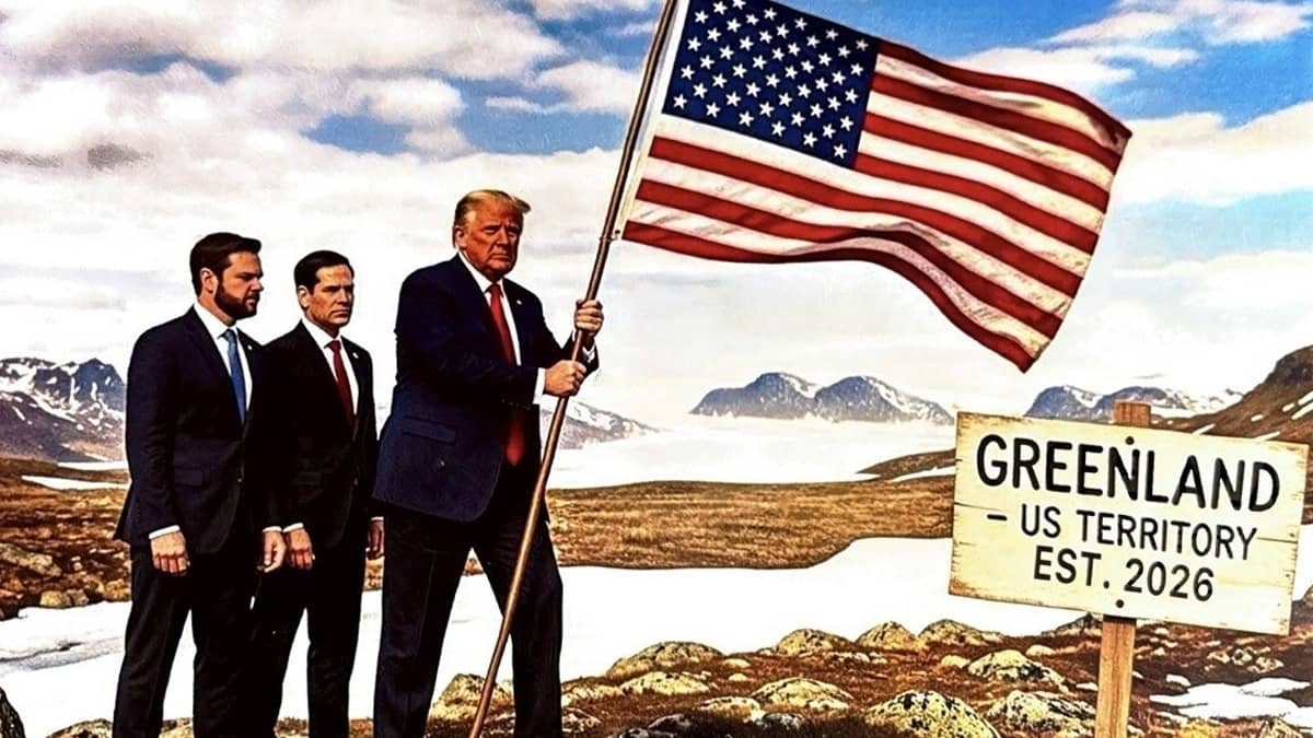 'Greenland US Territory Est 2026': Trump Shares New Map of America Including Canada, Venezuela, Greenland