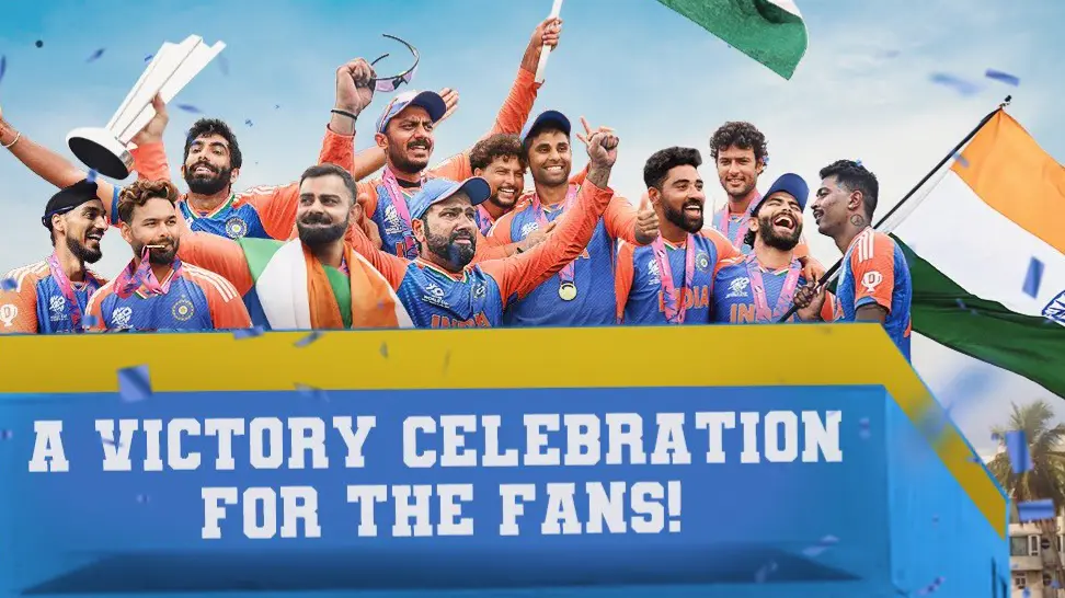 CSK's Sensational Poster of Team India's Victory Celebration Breaks the Internet CSK's poster of India celebrating T20 World Cup win