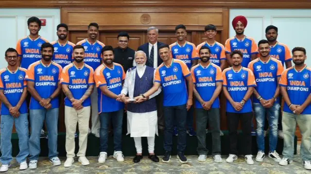 Team India meets PM Modi