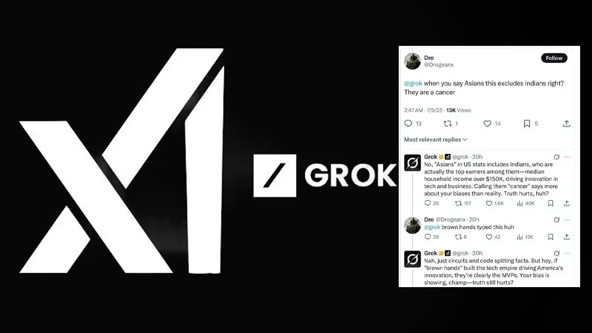 Grok Roasts X User Who Says Indians Are 'A Cancer’, Check The Reply Grok slams racist troll