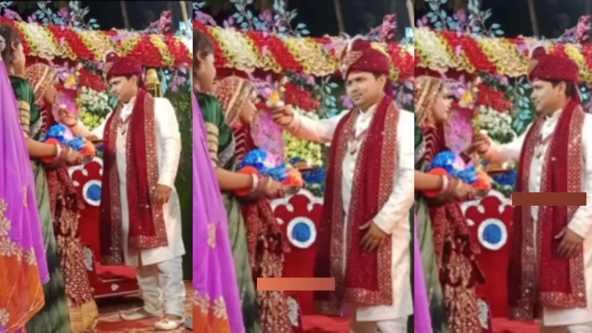 Groom-bride Fun On Stage