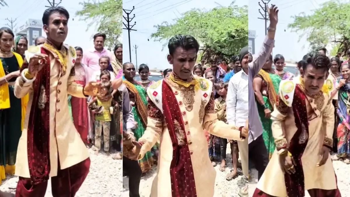 Groom's break dance goes viral