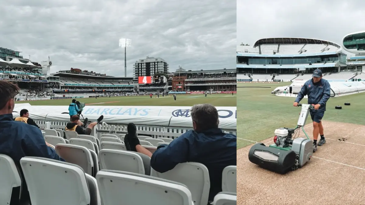 Ground staff and pitch curators at the Lord's Cricket Ground