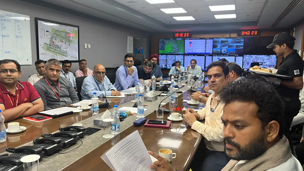 After Roof Collapse, Civil Aviation Minister Ram Mohan Naidu Reviews Delhi Airport Operations Union Civil Aviation Minister Ram Mohan Naidu holds a meeting with ministry officials