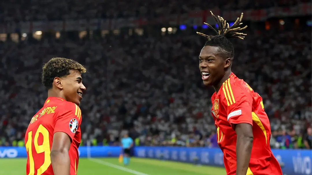 Spain's Magical Duo Of Lamine Yamal And Nico Williams Punishes England in EURO 2024 Final - WATCH Lamine Yamal and Nico Williams