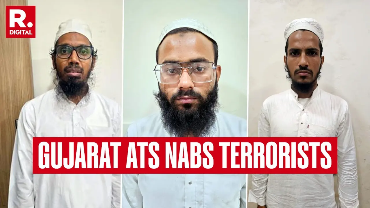 Gujarat ATS Arrests Three Suspects for Conspiring Terrorist Attacks Across Country