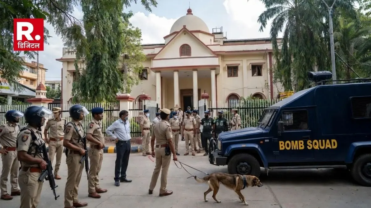 गुजरात की 6 अदालतों को बम से उड़ाने की धमकी, ईमेल मिलने के बाद अफरा-तफरी का माहौल gujarat six courts receive bomb threat emails