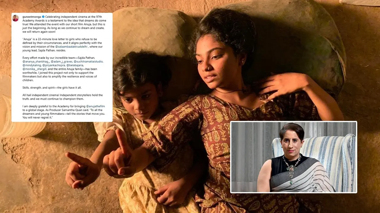 Oscars 2025: Anuja Producer Guneet Monga Reacts To Snub In Best Live Action Short Category, Says 'We Will Return Soon...' Guneet Monga on Anuja's Oscar snub