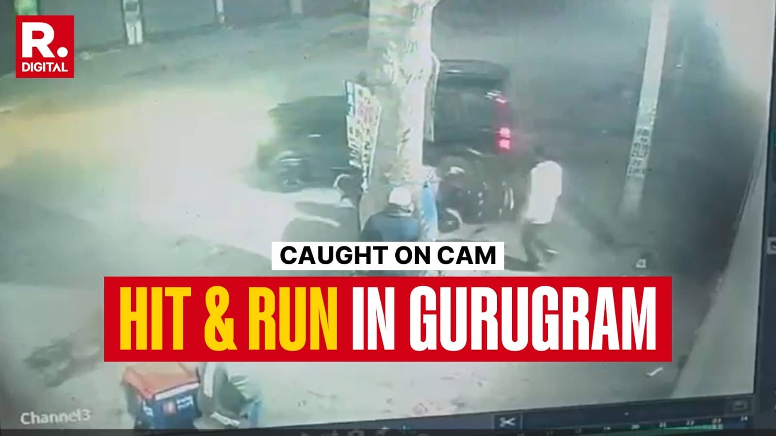 Gurugram Hit And Run Horror: Scorpio Driver Mows Down Delivery Rider, CCTV Captures Brutal Act