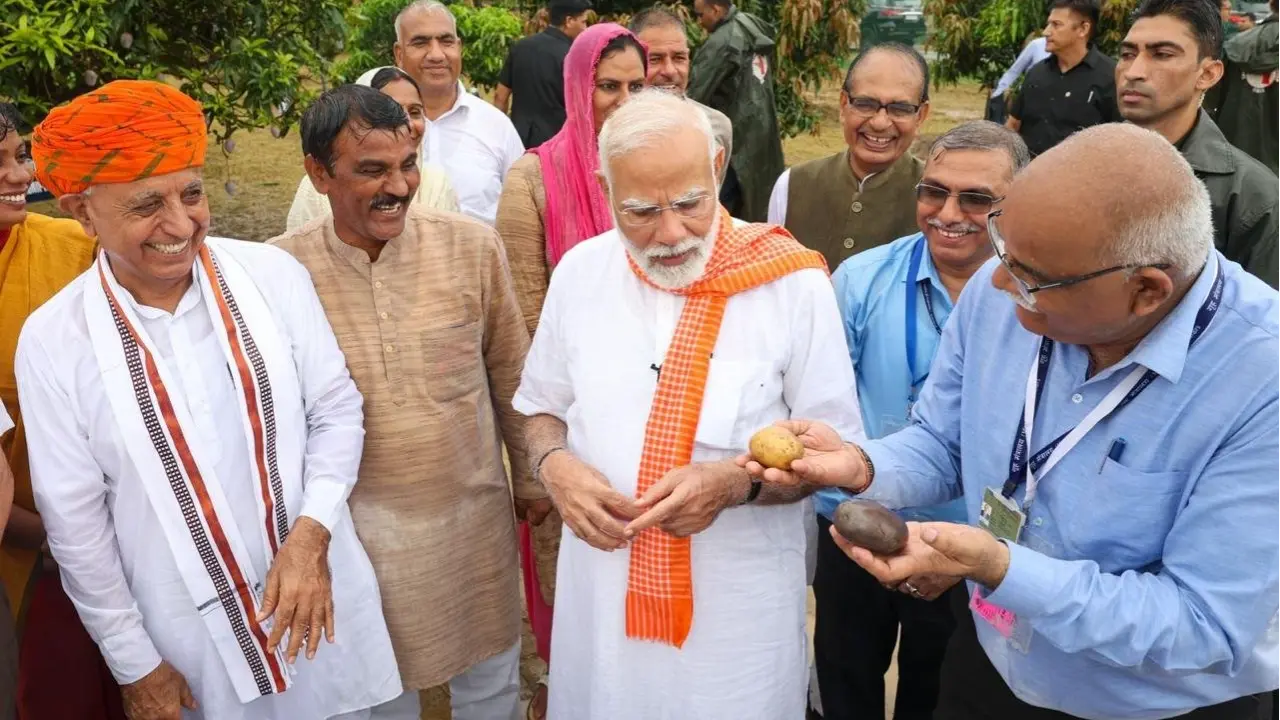 PM Modi Releases Climate-Resilient Seed Varieties to Increase Productivity, Farmers Income PM Narendra Modi