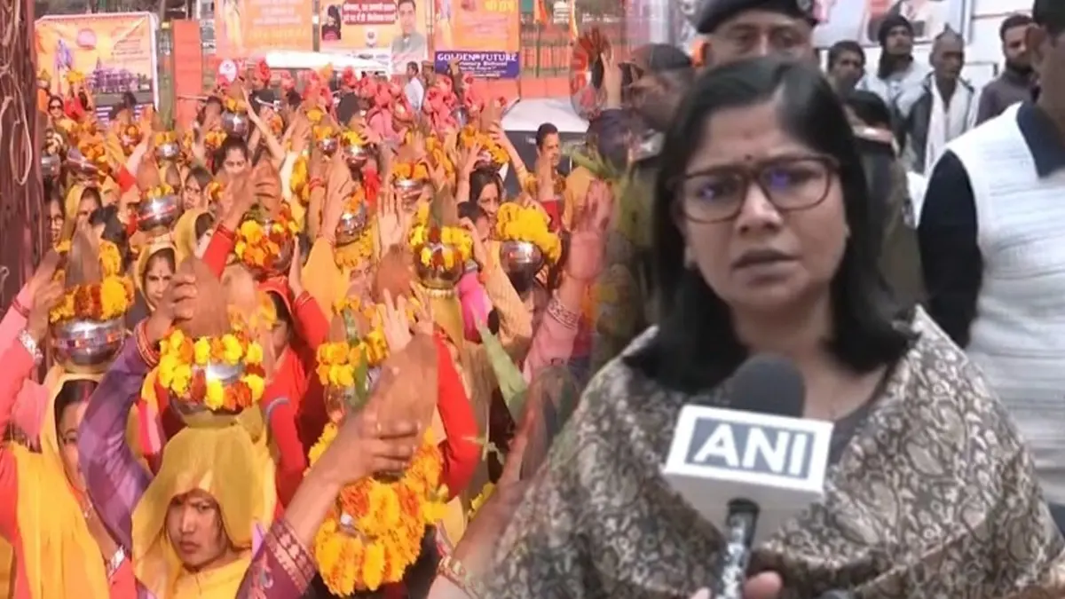 BREAKING: ग्वालियर के नवगढ़ मंदिर में कलश यात्रा के दौरान भगदड़, बुजुर्ग महिला की मौत; बच्ची समेत 7 लोग घायल Gwalior Stampede