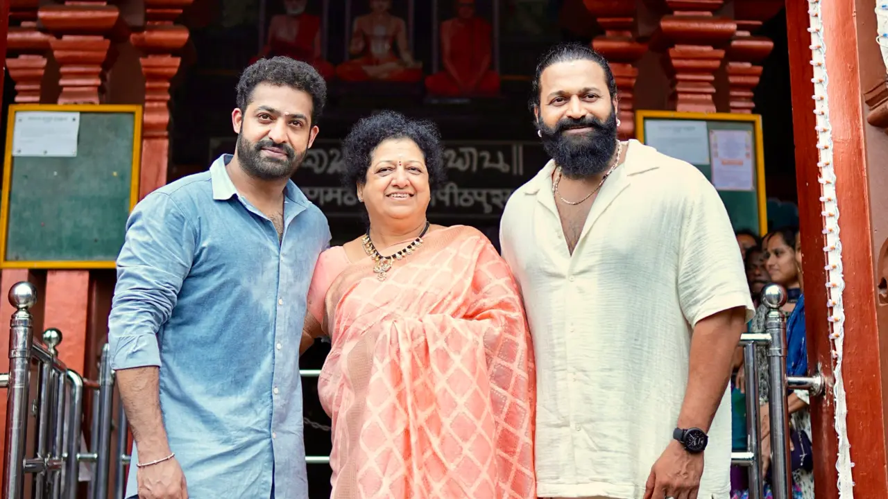 Jr NTR, Rishab Shetty, Prashanth Neel Meet Up Sparks NTR31 Collaboration Jr NTR, Rishab Shetty, Prashanth Neel Meet Up Sparks NTR31 Collaboration