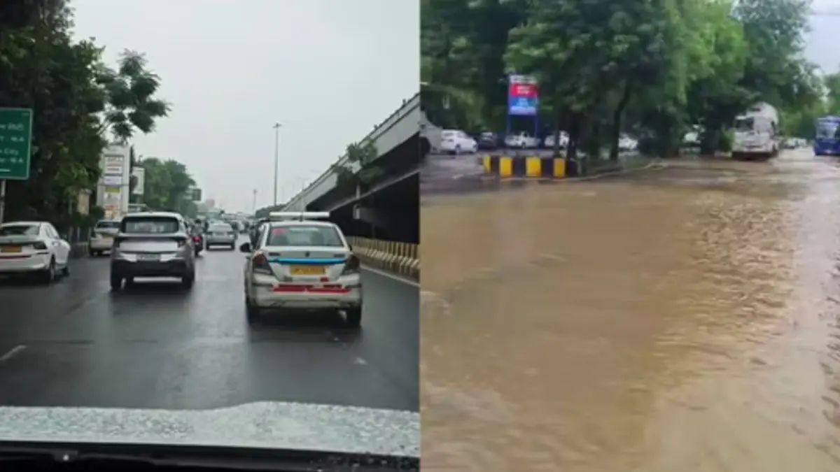 'Habibi Come To Noida’ Trends As Viral Videos Show Big Difference After Gurgaon Rains 'Habibi, Come To Noida’ Trends As Viral Videos Show Big Difference From Gurgaon After Rains