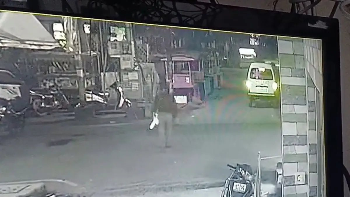 Haldwani Horror: Man Flung Into Air By Speeding Motorcycle | VIDEO Haldwani Horror: Man Flung Into Air By Speeding Motorcycle | VIDEO