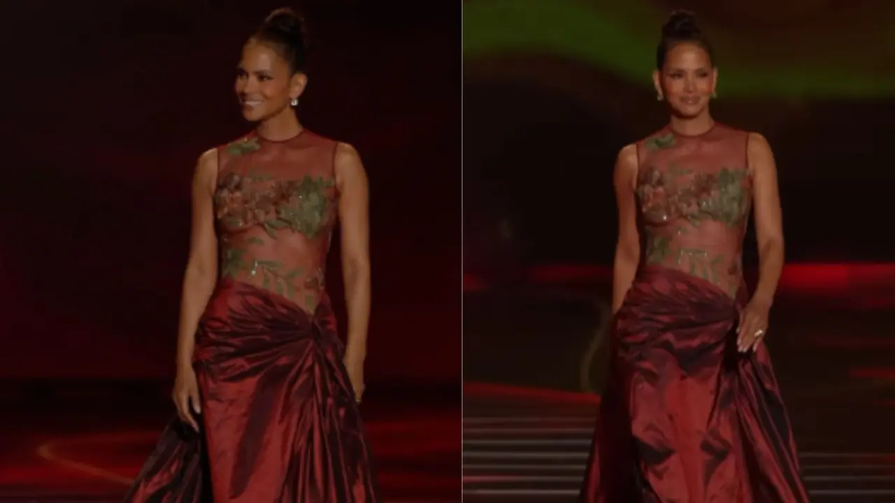 Halle Berry Dons Elie Saab Gown From Her 2002 Oscar Glory Hall Berry