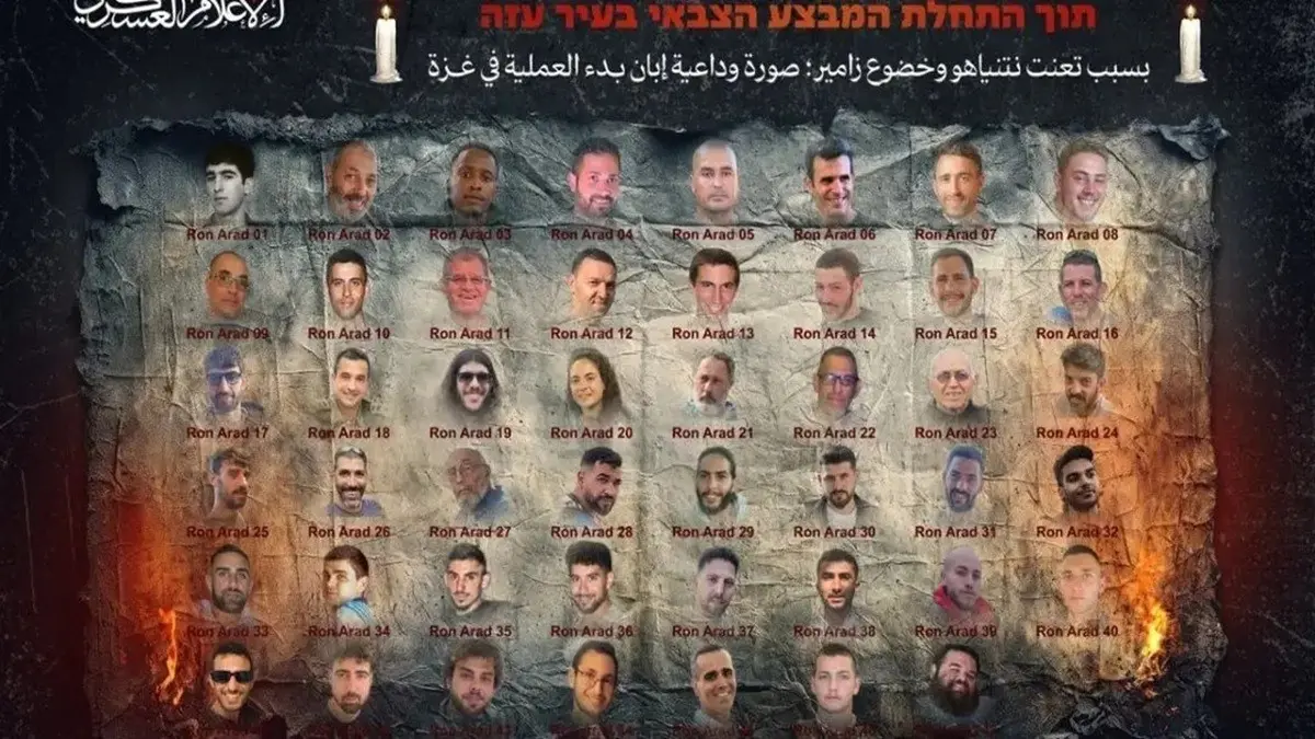 Hamas Releases 'Farewell Picture' Of 48 Israeli Hostages Amid Intensified Israeli Assault Hamas Releases 'Farewell Picture' Of 48 Israeli Hostages Amid Intensified Israeli Assault