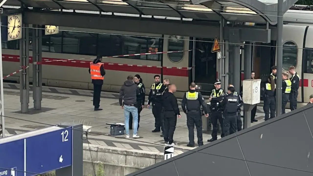 Hamburg station Knife attack