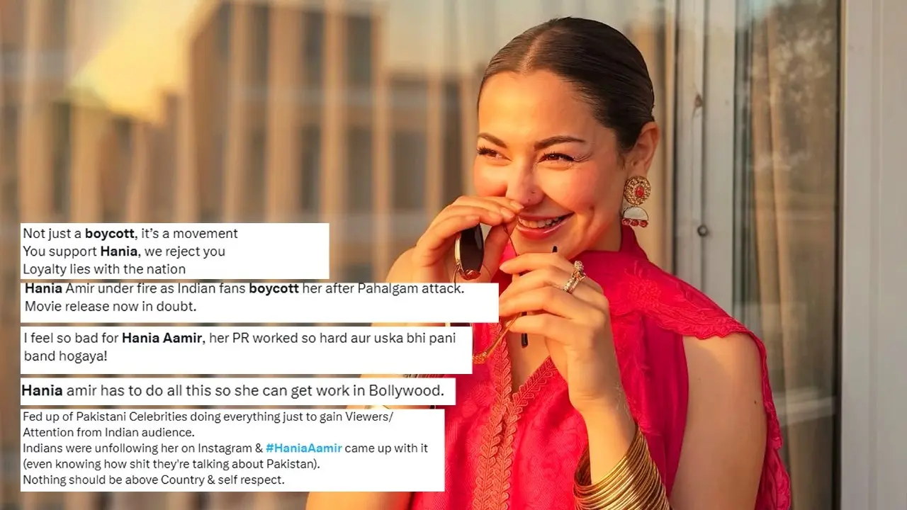Hania Aamir is facing boycott calls after the Pahalgam terror attack